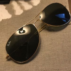 authentic, never used ray-ban sunglasses